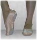 Мягкая балетная обувь (балетки для хореографии и танцев) раздельная подошва телесные "атлас"